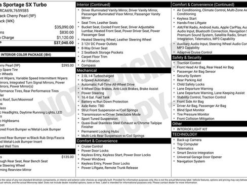 Used 2020 Kia Sportage SX image 15