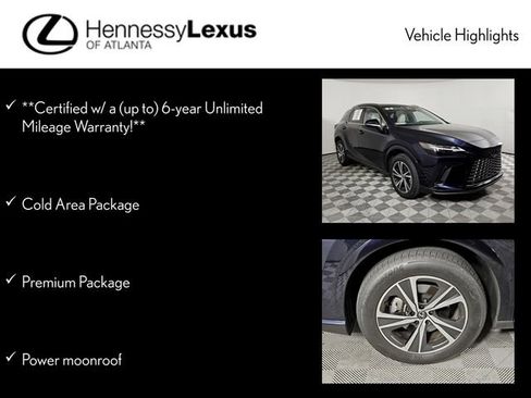 Used 2024 Lexus RX 350 Premium w/ Accessory Package (Z1) FWD image 12