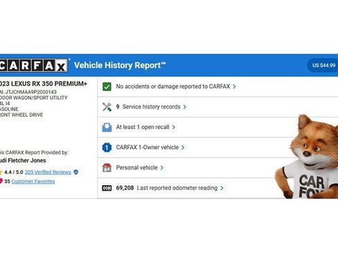 Used 2023 Lexus RX 350 Premium Plus image 2