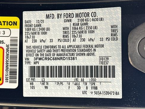 Used 2022 Ford Bronco Sport Outer Banks w/ Tech Package AWD/4WD image 39