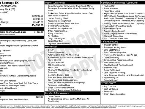 New 2026 Kia Sportage EX w/ EX Panorama Roof Package image 35