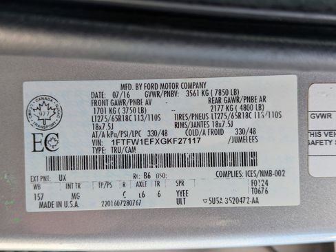 Used 2016 Ford F150 XLT w/ Equipment Group 301A Mid image 50