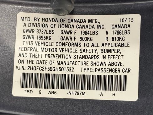 Used 2016 Honda Civic LX image 23