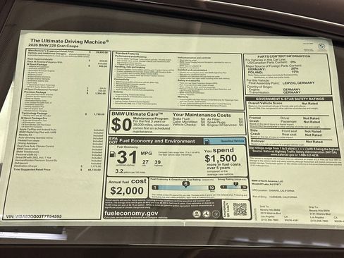 Used 2026 BMW 228i w/ Technology Package image 29