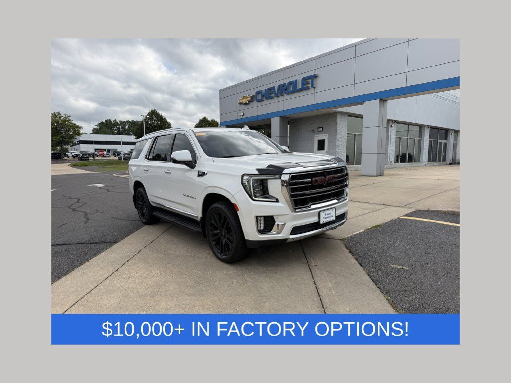 Used 2021 GMC Yukon SLT w/ Rear Media and Nav Package AWD/4WD image 1