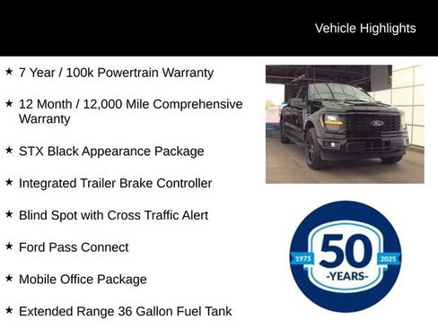 Used 2025 Ford F150 STX w/ STX Black Appearance Package AWD/4WD image 5