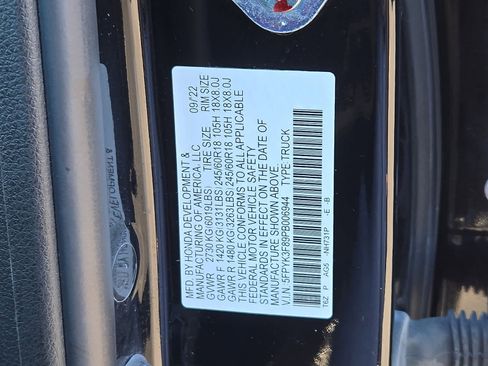 Certified 2023 Honda Ridgeline Black Edition image 28