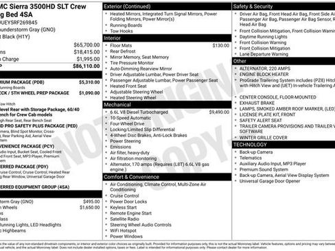 Used 2024 GMC Sierra 3500 SLT w/ SLT Premium Package image 38