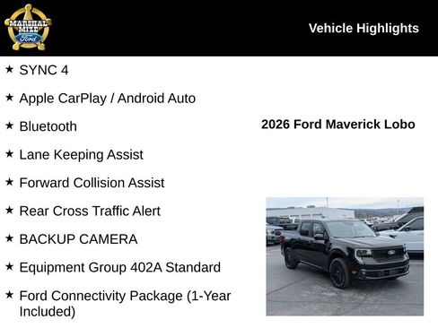 New 2026 Ford Maverick Lobo AWD/4WD image 2