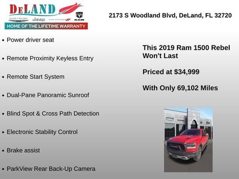 Used 2019 RAM 1500 Rebel w/ Rebel Level 2 Equipment Group image 7