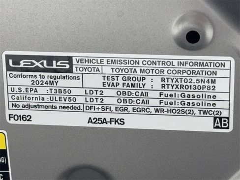 Used 2024 Lexus NX 250 250 NAV,CAM,SUNROOF,HTD STS,BL w/ Cold Area Package image 58