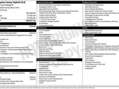 Used 2023 Toyota Camry XLE w/ Cold Weather Package FWD image 2