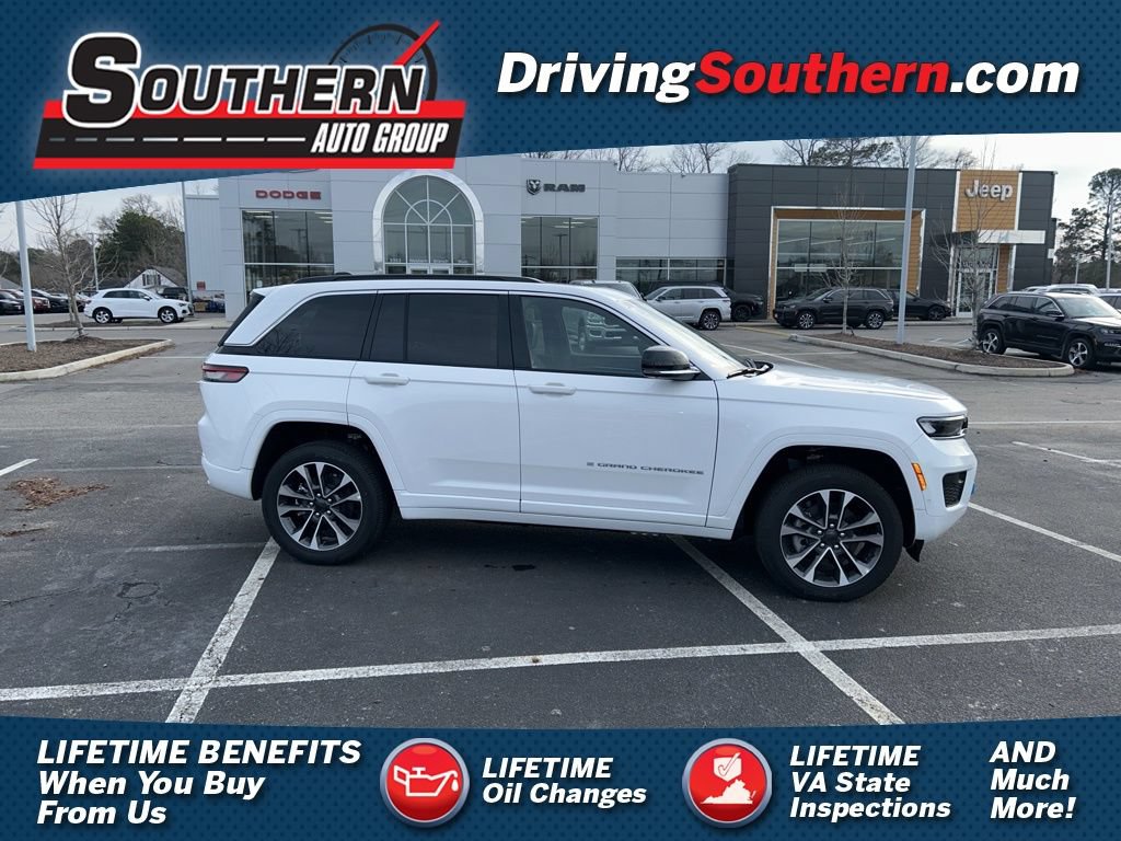 New 2024 Jeep Grand Cherokee Overland w/ Advanced Protech Group III AWD/4WD 360° Tour