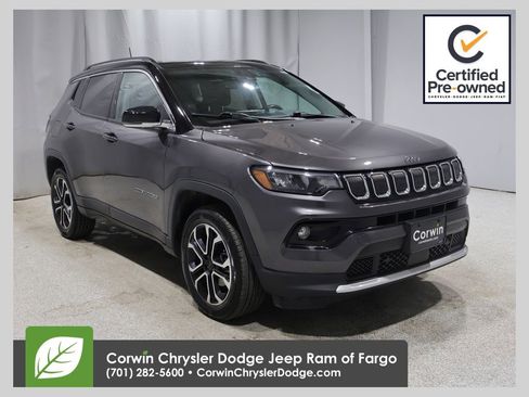 Certified 2022 Jeep Compass Limited w/ Sun and Sound Group image 1