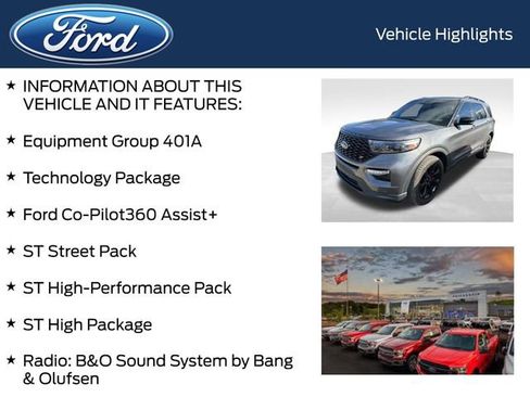 Certified 2022 Ford Explorer ST w/ Equipment Group 401A image 5