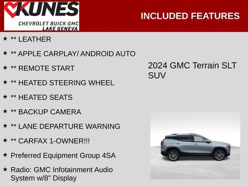 Used 2024 GMC Terrain SLT AWD/4WD image 2