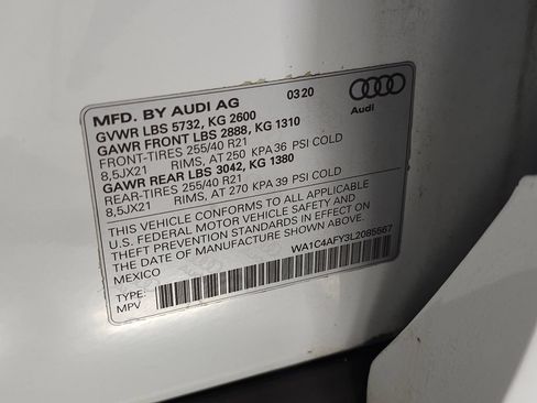 Used 2020 Audi SQ5 Prestige w/ Prestige Package AWD/4WD image 38