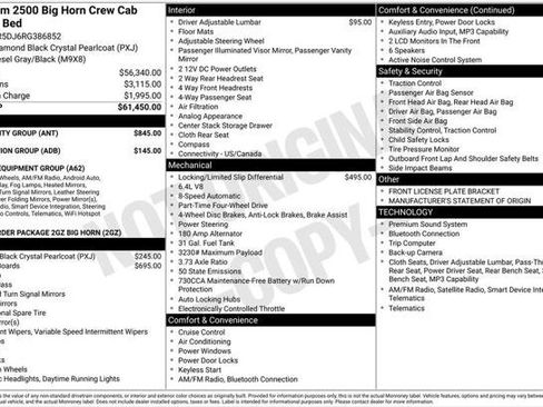 Certified 2024 RAM 2500 Big Horn w/ Bed Utility Group AWD/4WD image 5