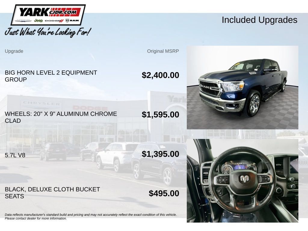 Certified 2019 RAM 1500 Big Horn AWD/4WD image 6