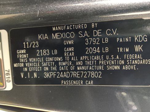 Used 2024 Kia Forte LXS FWD image 33