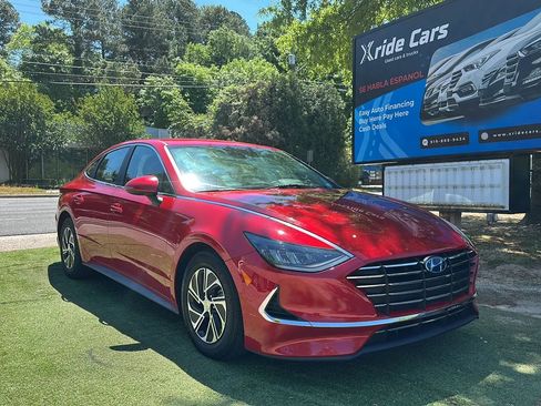 Used 2021 Hyundai Sonata Blue image 1