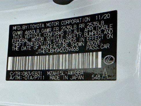 Used 2021 Lexus UX 250h F Sport w/ Accessory Package (Z1) image 30