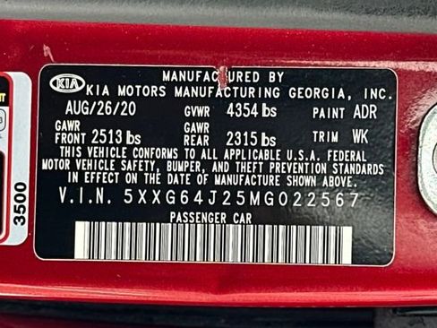 Used 2021 Kia K5 GT-Line image 32