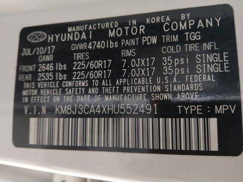 Used 2017 Hyundai Tucson SE w/ SE Popular Package 02 AWD/4WD image 33