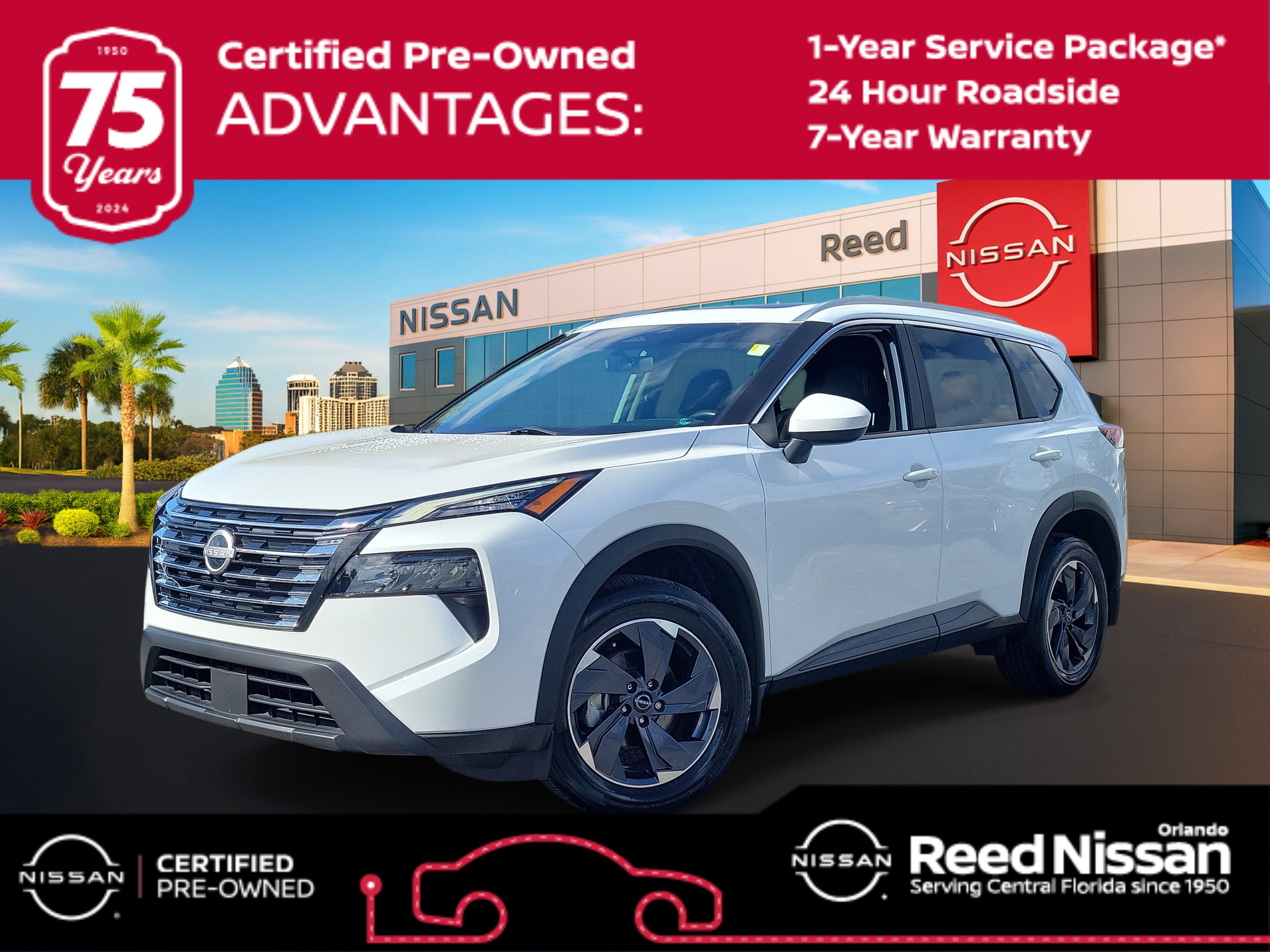 Certified 2024 Nissan Rogue SV w/ SV Premium Package FWD image 1