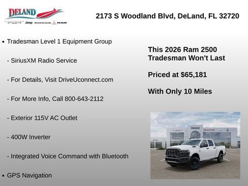 New 2026 RAM 2500 Tradesman AWD/4WD image 31