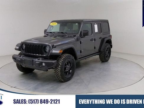 Used 2025 Jeep Wrangler Unlimited Sport S 4xe AWD/4WD image 1
