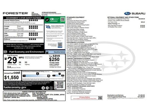 Used 2023 Subaru Forester Premium AWD/4WD image 9