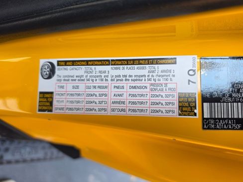 Used 2007 Toyota FJ Cruiser 4WD image 15