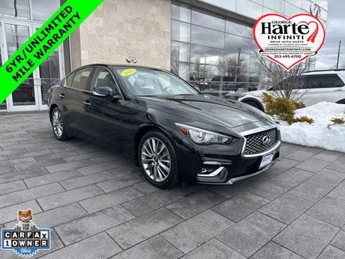 Certified 2023 INFINITI Q50 Luxe w/ Cargo Package AWD/4WD image 1