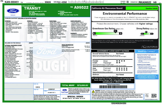 Used 2024 Ford Transit 350 XLT AWD/4WD image 17