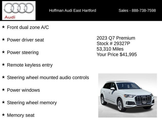 Used 2023 Audi Q7 2.0T Premium w/ Convenience Package AWD/4WD image 18