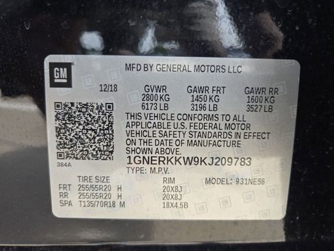 Used 2019 Chevrolet Traverse Premier w/ Driver Confidence II Package FWD image 37