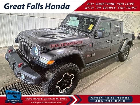 Used 2020 Jeep Gladiator Rubicon w/ Advanced Safety Group AWD/4WD image 2