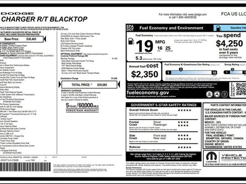 Used 2020 Dodge Charger R/T w/ Blacktop Package RWD image 22
