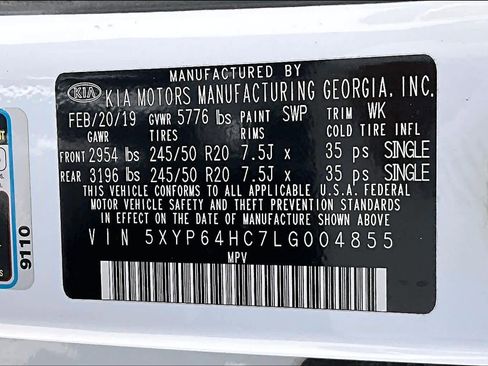 Used 2020 Kia Telluride S FWD image 35