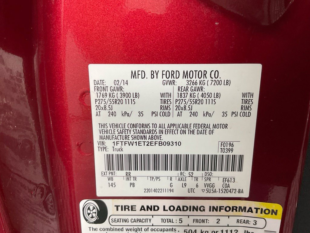 Used 2014 Ford F150 Platinum AWD/4WD image 27