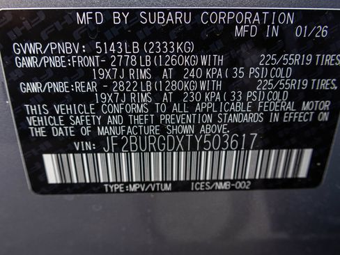 New 2026 Subaru Outback Limited XT AWD/4WD image 48