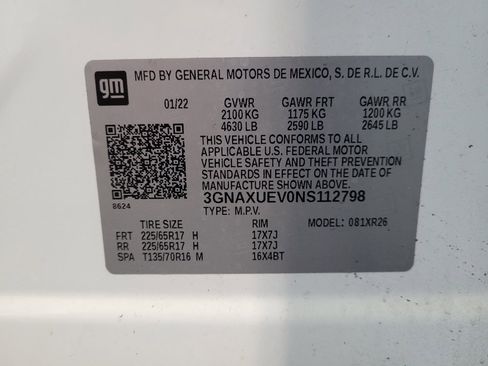 Used 2022 Chevrolet Equinox LT AWD/4WD image 33