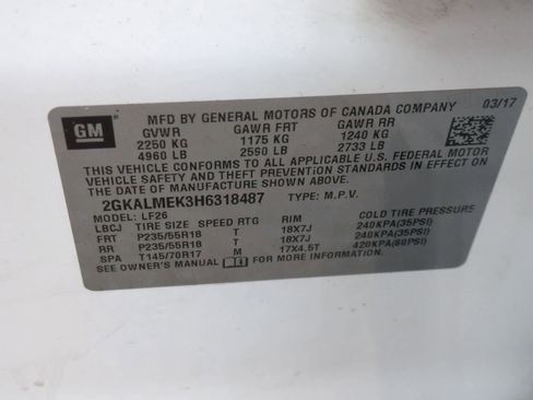 Used 2017 GMC Terrain SLE FWD image 32