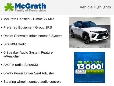 Used 2022 Chevrolet TrailBlazer RS AWD/4WD image 6