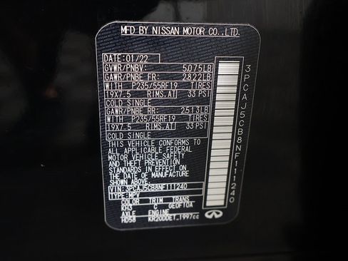 Used 2022 INFINITI QX50 Essential image 59