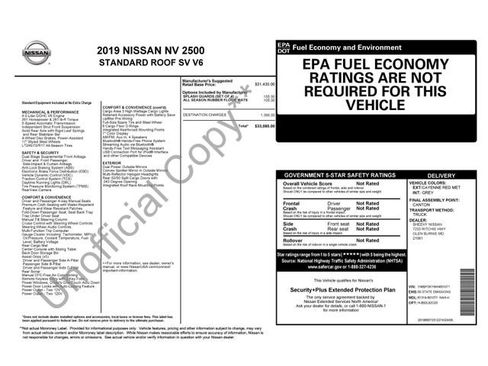 Used 2019 Nissan NV 2500 SV image 7