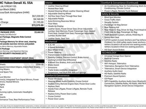 Used 2015 GMC Yukon XL Denali w/ Touring Package RWD image 2