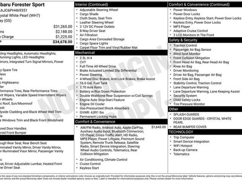 Certified 2023 Subaru Forester Sport image 10
