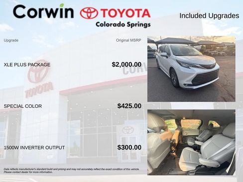 Used 2023 Toyota Sienna XLE w/ XLE Plus Package AWD/4WD image 8